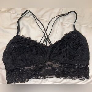 Gilly Hicks Black Lace Bralette Women’s Small